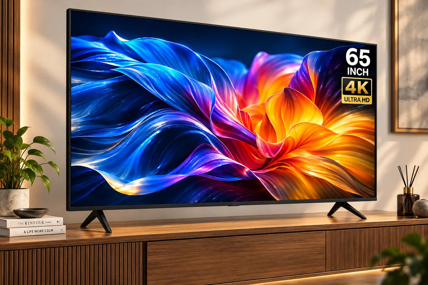 Image of jinis QN90A 165.1 cm (65 inch) OLED Ultra HD (4K) Smart WebOS TV 2026 Edition with 4K Ultra HD | HDR | Dolby Audio | Quad Core Processor | MEMC | WebOS