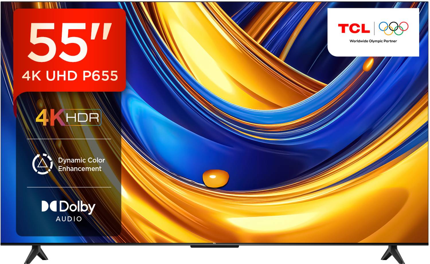 TCL P655 139 cm (55 inch) Ultra HD (4K) LED Smart Google TV with