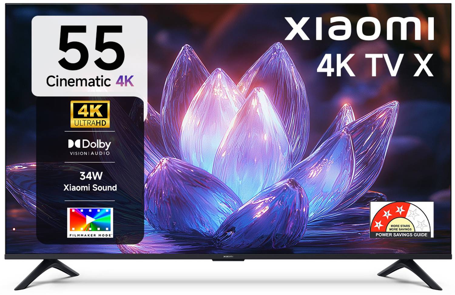 X Series 138 cm (55 inch) Ultra HD (4K) LED Smart Google TV with