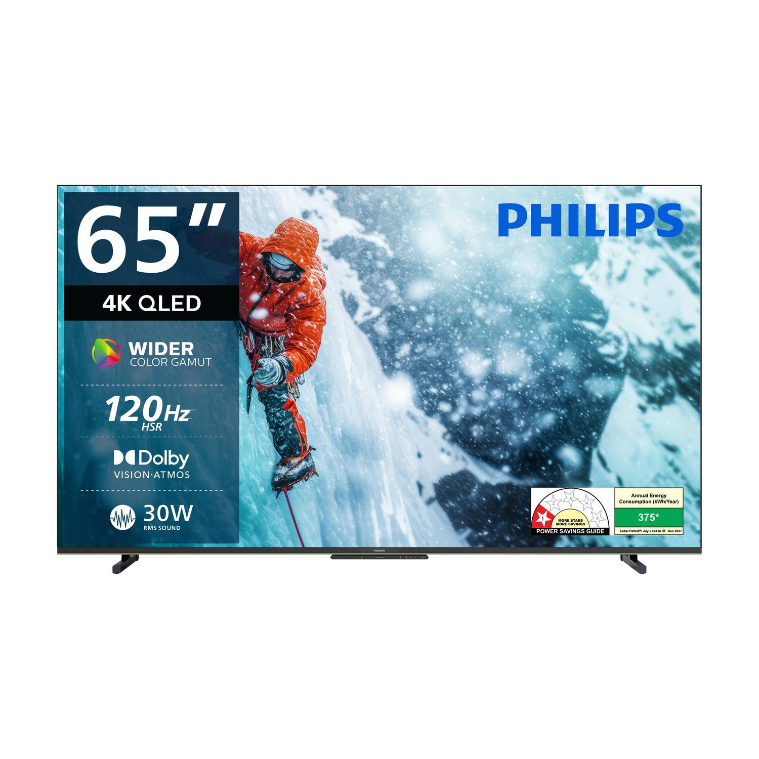 Philips 164 cm (65 inch) QLED 4K Google TV - Image 1