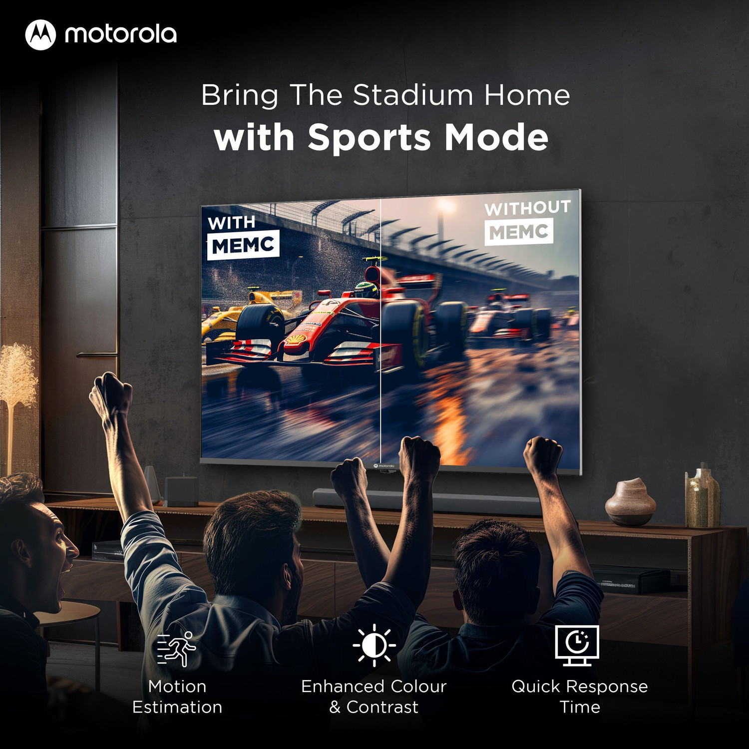 Image of MOTOROLA 127 cm (50 inch) Ultra HD (4K) Mini LED Smart Google TV with Edition with Dolby Vision & Dolby Atmos