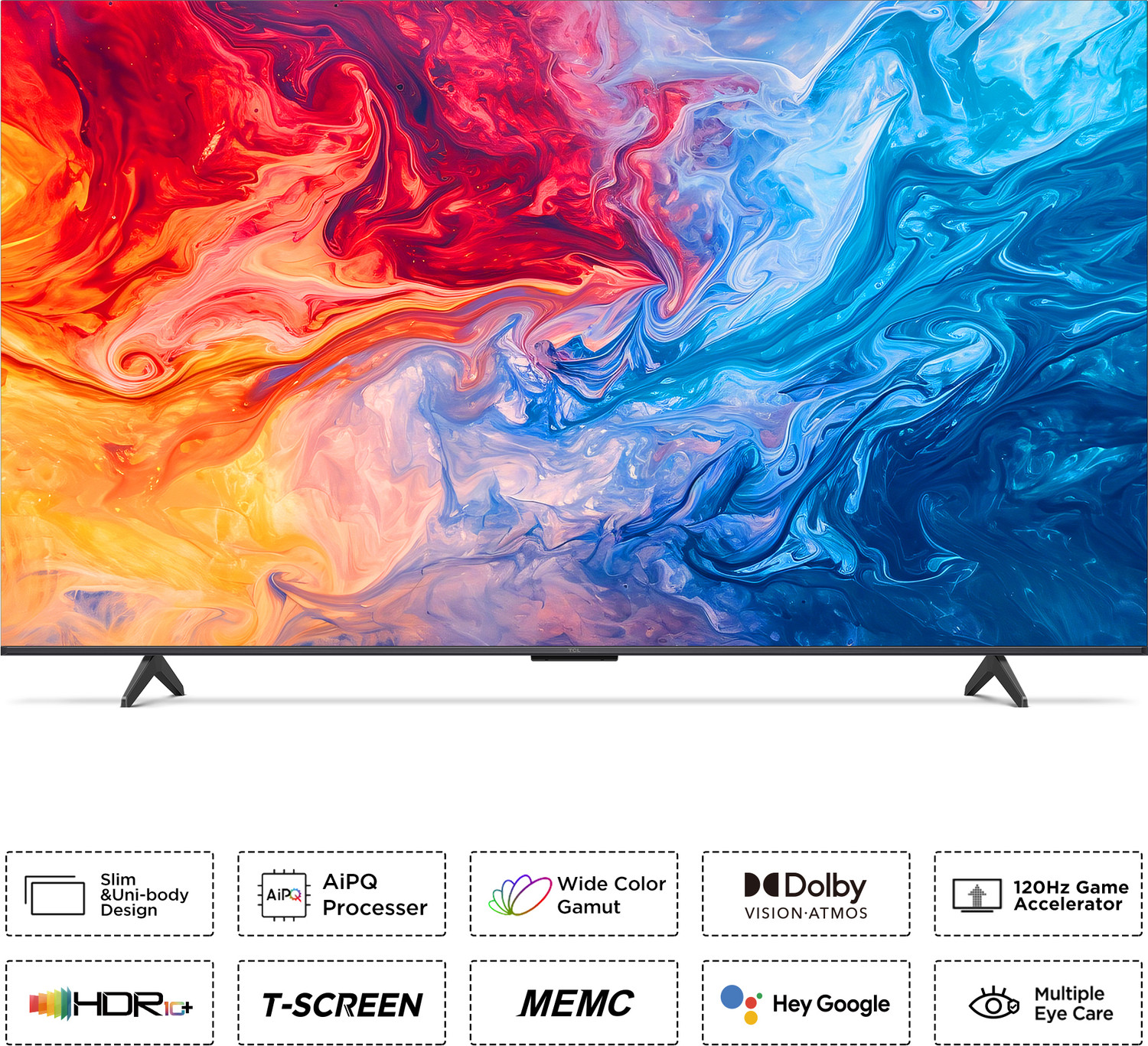 Image of TCL P71B Pro 139 cm (55 inch) QLED Ultra HD (4K) Smart Google TV with Hands Free Voice Control |Dolby Vision- Atmos | DTS Virtual : X, ONKYO 2.1ch |120Hz Game Accelerator