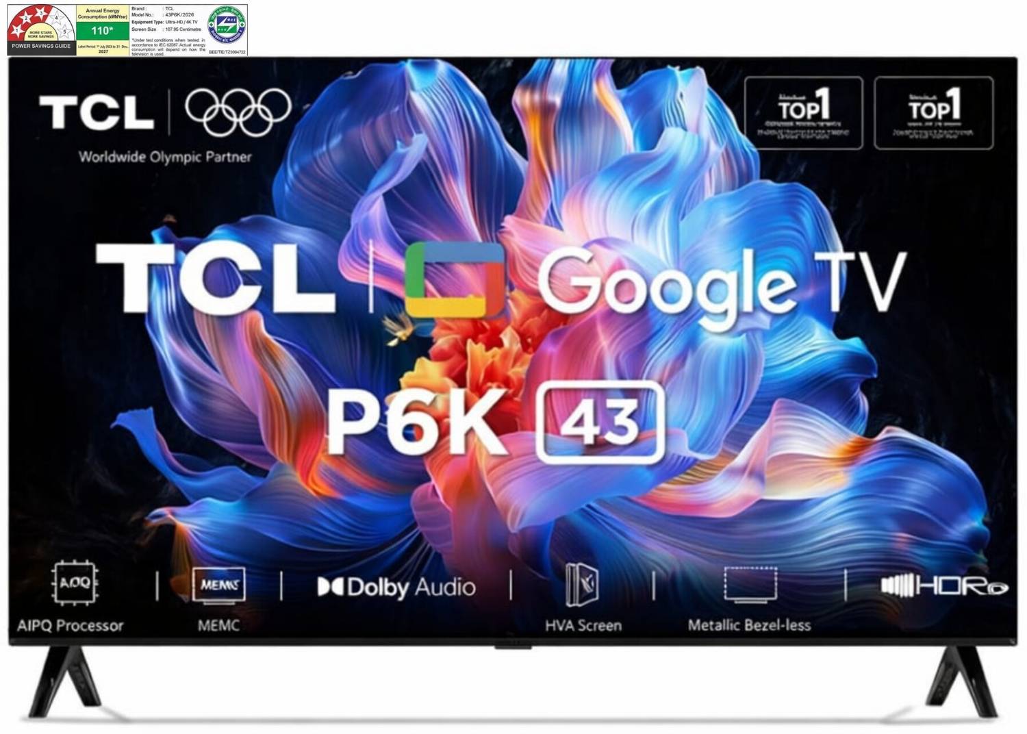 TCL 108 cm (43 inch) Ultra HD (4K) LED Smart Google TV 2026 Editi