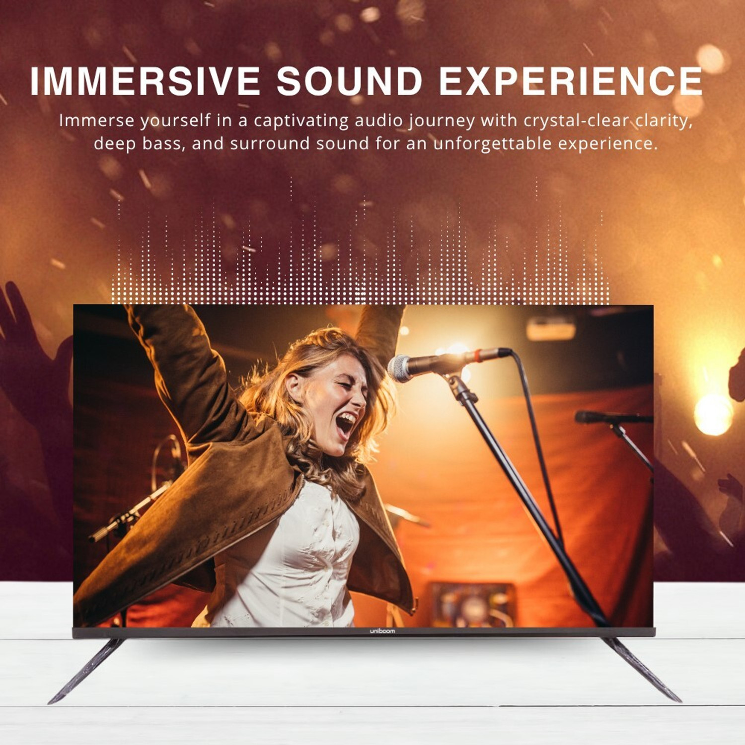 Image of Uniboom 108 cm (43 inch) QLED Full HD Smart Android TV 2026 Edition