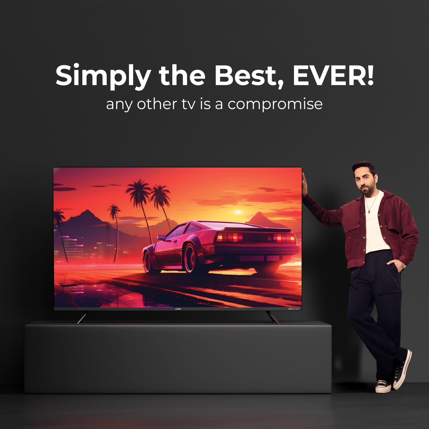 Image of Wobble X Series 138.7 cm (55 inch) QLED Ultra HD (4K) Smart Google TV with MEMC Dolby Vision| 80W Dolby Atmos| ALLM 120Hz VRR