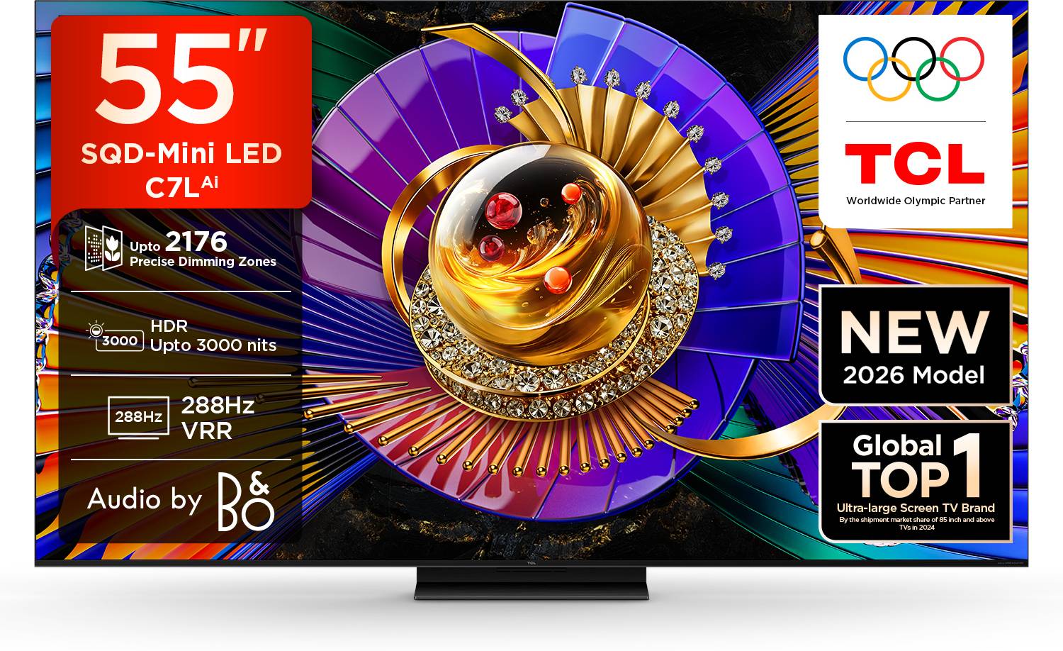 TCL C7L 55 inch 4K Mini LED Smart TV - Image 1