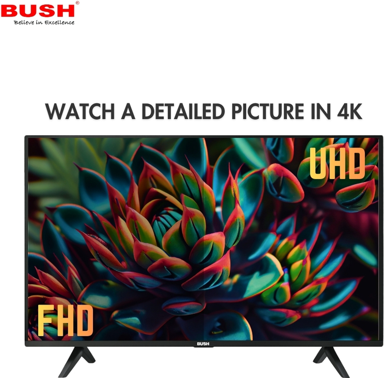 Image of Bush 140 cm (55 inch) Ultra HD (4K) LED Smart Android Based TV