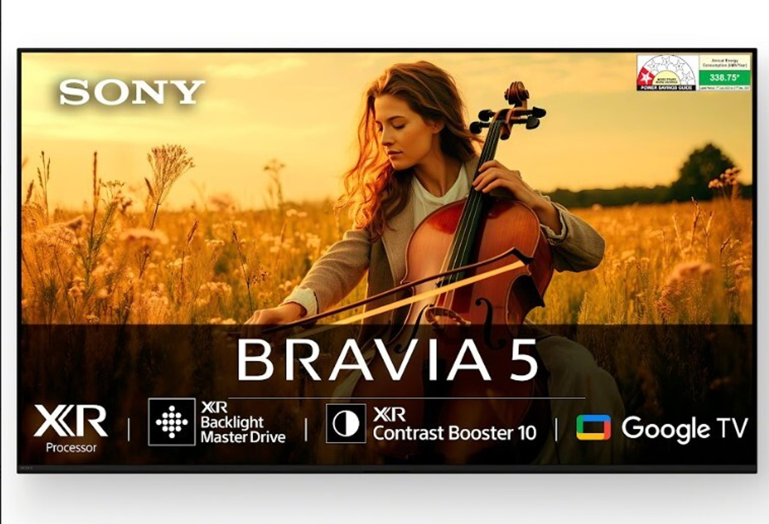 Image of SONY BRAVIA 5 163.9 cm (65 inch) Ultra HD (4K) Mini LED Smart Google TV
