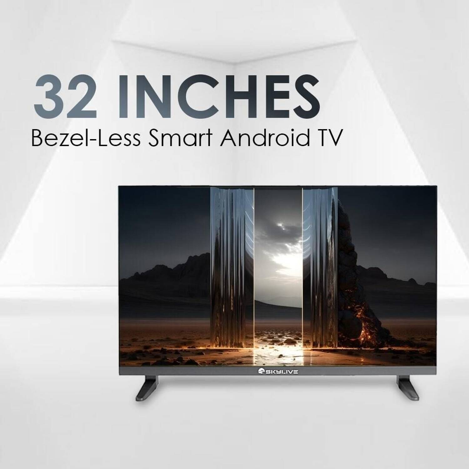skylive 80 cm (32 inch) HD Ready LED Smart Android Based TV with