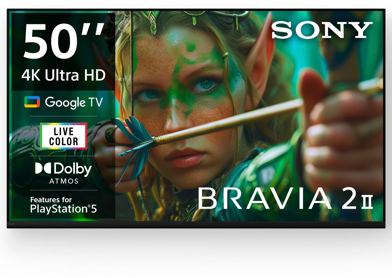 Sony BRAVIA 2 II 125.7 cm (50 inch) Ultra HD (4K) LED Smart Googl