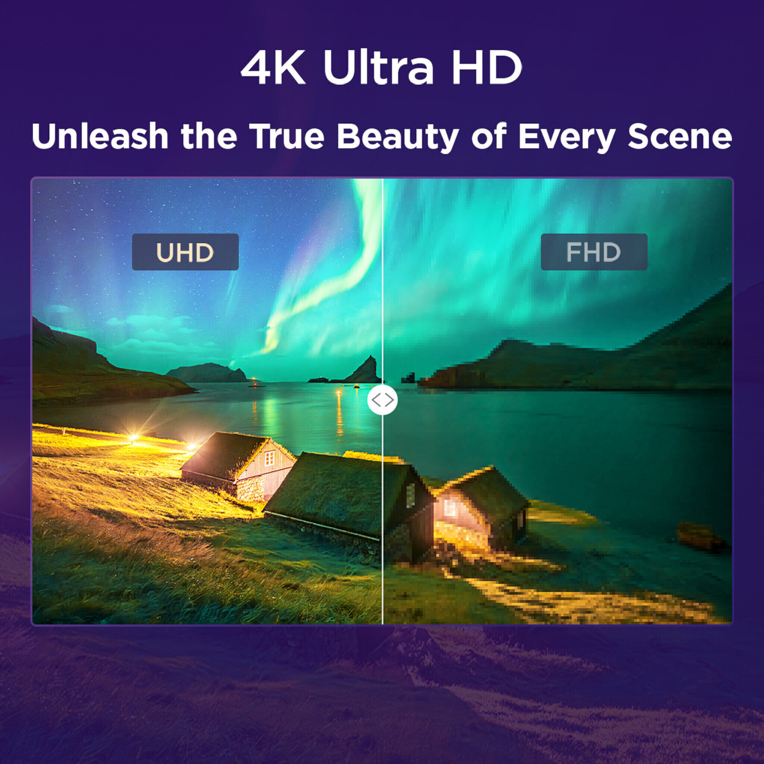 Image of iFFALCON U65 164 cm (65 inch) Ultra HD (4K) LED Smart Google TV with MEMC | Dolby Vision-Atmos | HVA Panel & Metallic Bezel-Less