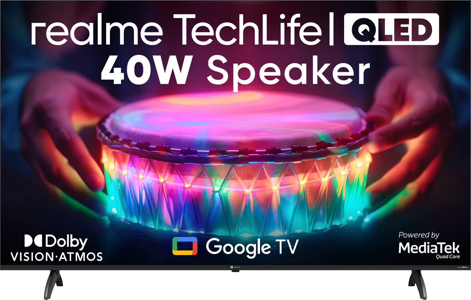 Image of realme TechLife CineSonic Q 139 cm (55 inch) QLED Ultra HD (4K) Smart Google TV