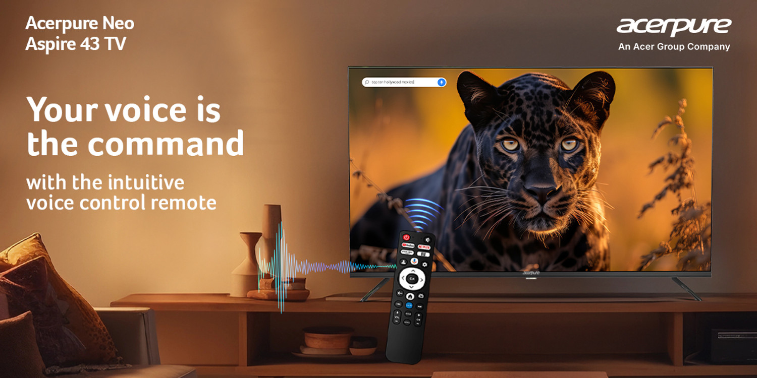 Image of acerpure Aspire Neo 108 cm (43 inch) Full HD LED Smart Google TV with GTV 5.0 | Ref+ Design |Android 14 | Dolby Audio | 30W Sound | HDR10| Built-in Satellite Tuner | Wall Mount Included