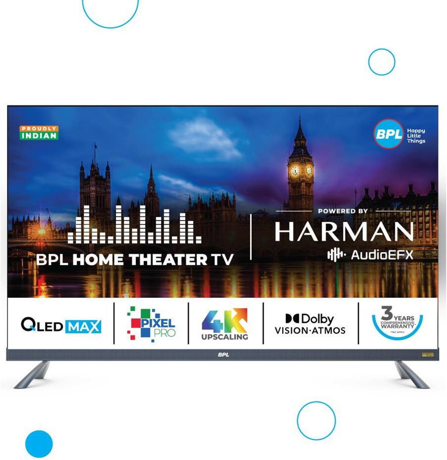 BPL 165 cm (65 inch) QLED Ultra HD (4K) Smart Android TV (65UE553