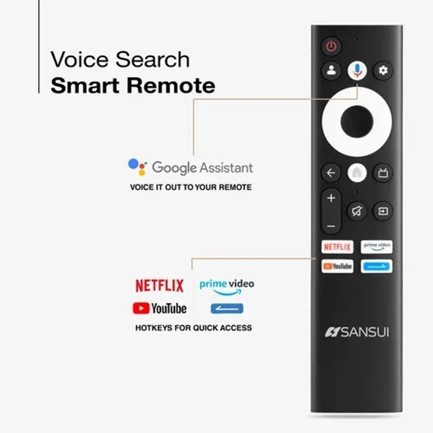Image of Sansui 140 cm (55 inch) QLED Ultra HD (4K) Smart Google TV with HDR10+ /HLG, Dolby Vision, MEMC, Dolby Atmos,GOOGLE 5.0