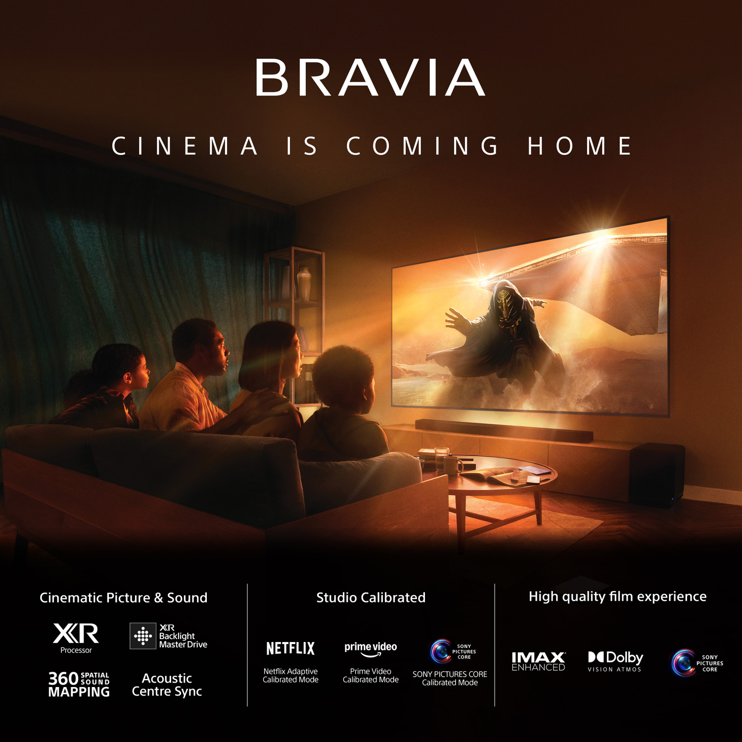 Image of SONY BRAVIA 5 138.8 cm (55 inch) Ultra HD (4K) Mini LED Smart Google TV
