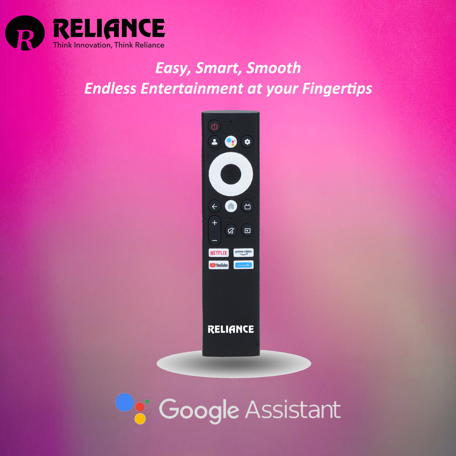 Image of Reliance 80 cm (32 inch) Full HD LED Smart Google TV with Metal Body, Frameless Design & Voice Remote