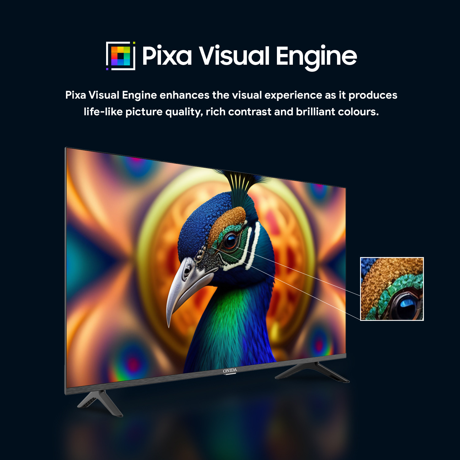 Image of ONIDA 125 cm (50 inch) Ultra HD (4K) LED Smart Google TV with Dolby Atmos Vision & HDR10
