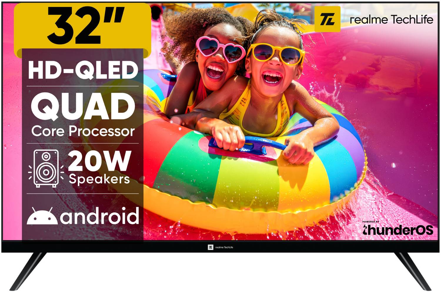 80 cm (32 inch) QLED HD Ready Smart Android TV 2025 Edition - Image 1