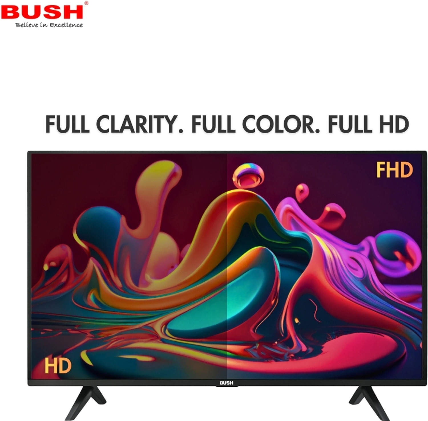 Image of Bush 109 cm (43 inch) Full HD LED Smart Android Based TV