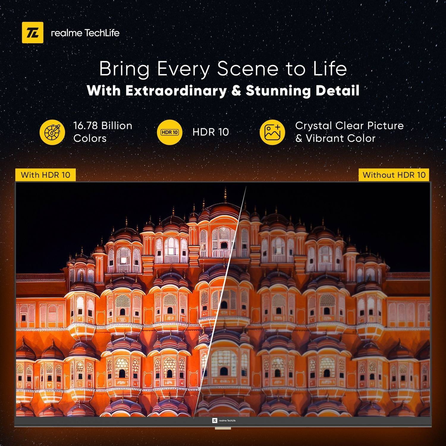 realme TechLife 80 cm (32 inch) QLED HD Ready Smart Google TV - Image 3