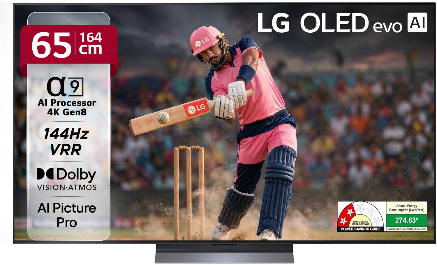 LG evo AI C5 164 cm (65 inch) OLED Ultra HD (4K) Smart WebOS TV w