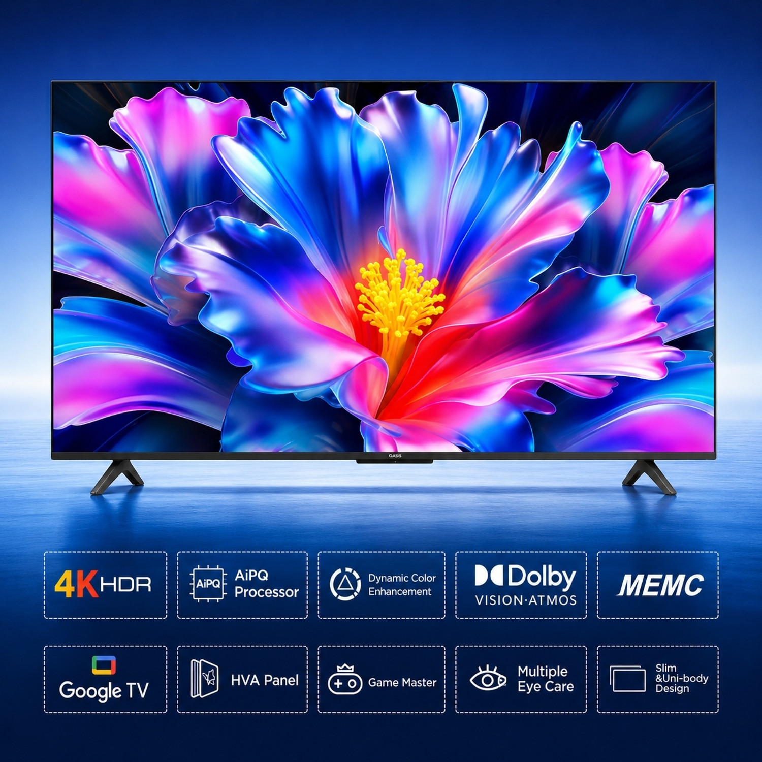Image of TCL Tcl 108 cm (43 inch) QLED Ultra HD (4K) Smart Google TV with |Dolby Audio| 60 Hz| HDR 10+ | MEMC| VRR | NEW -2026