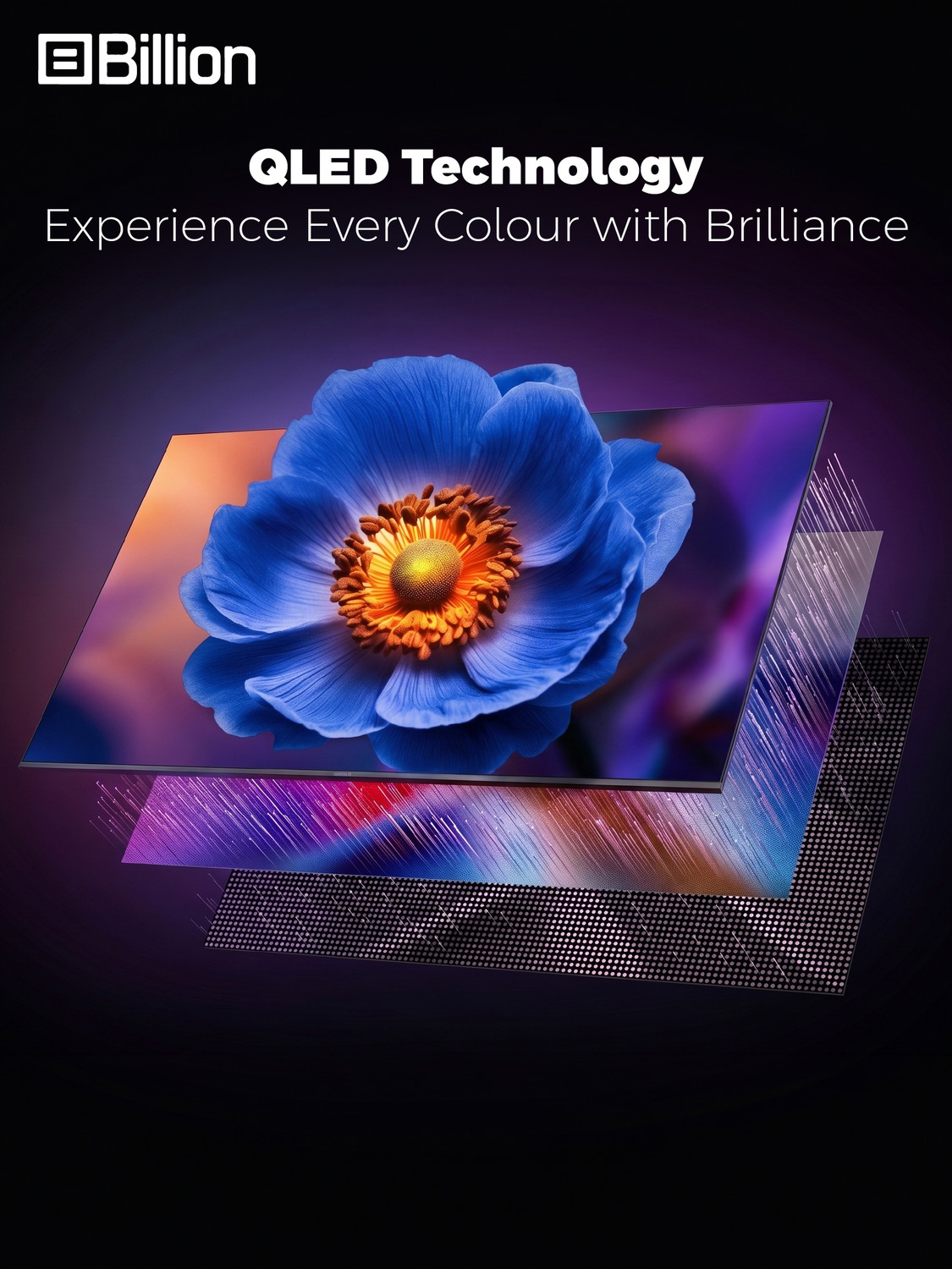 Image of Billion 109 cm (43 inch) QLED Ultra HD (4K) Smart Tizen TV 2026 Edition