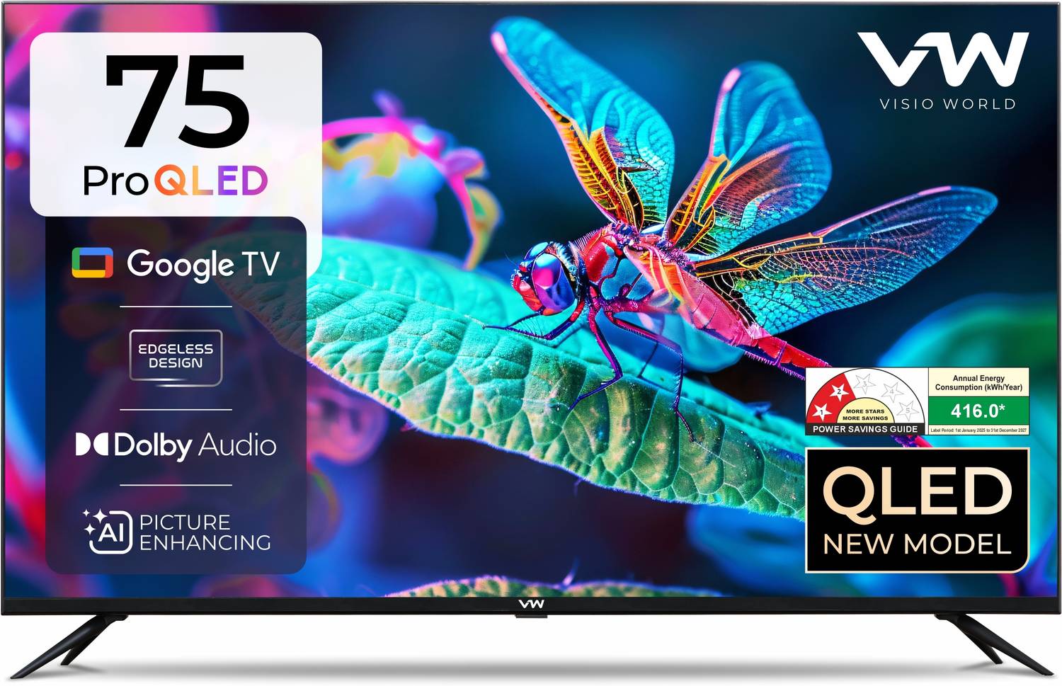 Pro Series 189 cm (75 inch) QLED Ultra HD (4K) Smart Google TV 20