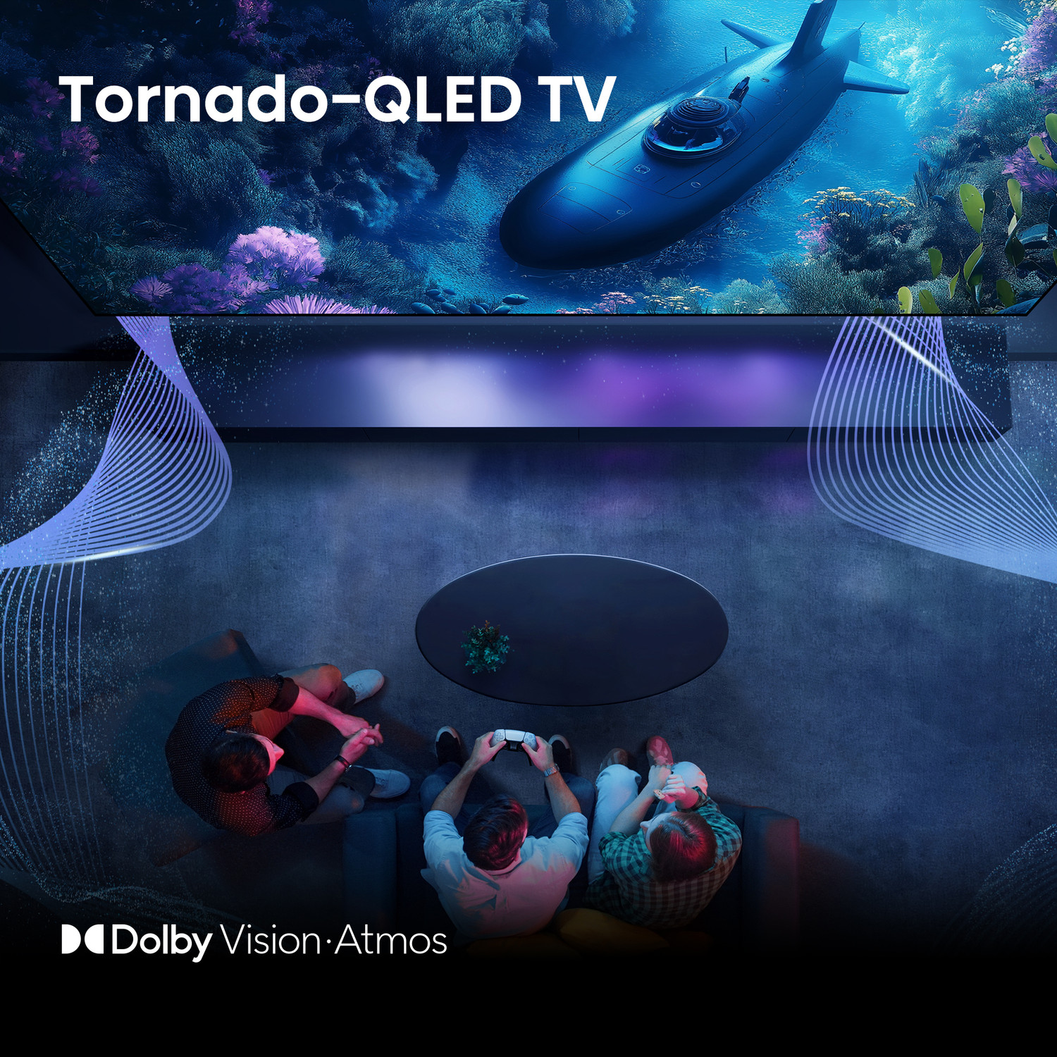 Image of Hisense 43E75Q 107.8 cm (43 inch) QLED Ultra HD (4K) Smart VIDAA TV with 4 Speakers 48W Powerful Speakers| Dolby Vision Atmos| Cricket Mode