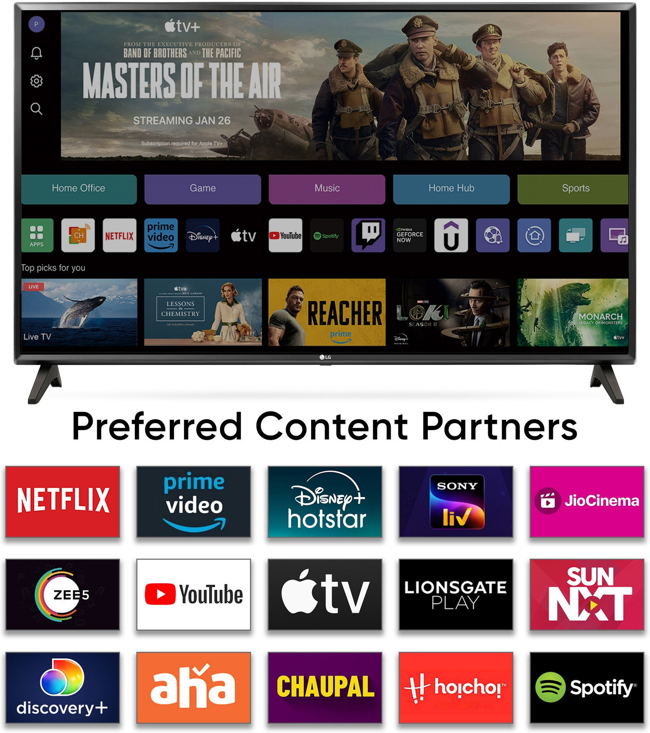 Image of LG 80 cm (32 inch) HD Ready LED Smart WebOS TV with Alpha5 Gen5 AI Processor | Magic Remote