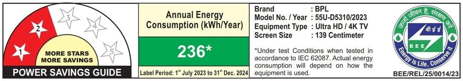 Image of BPL 139 cm (55 inch) Ultra HD (4K) LED Smart Google TV