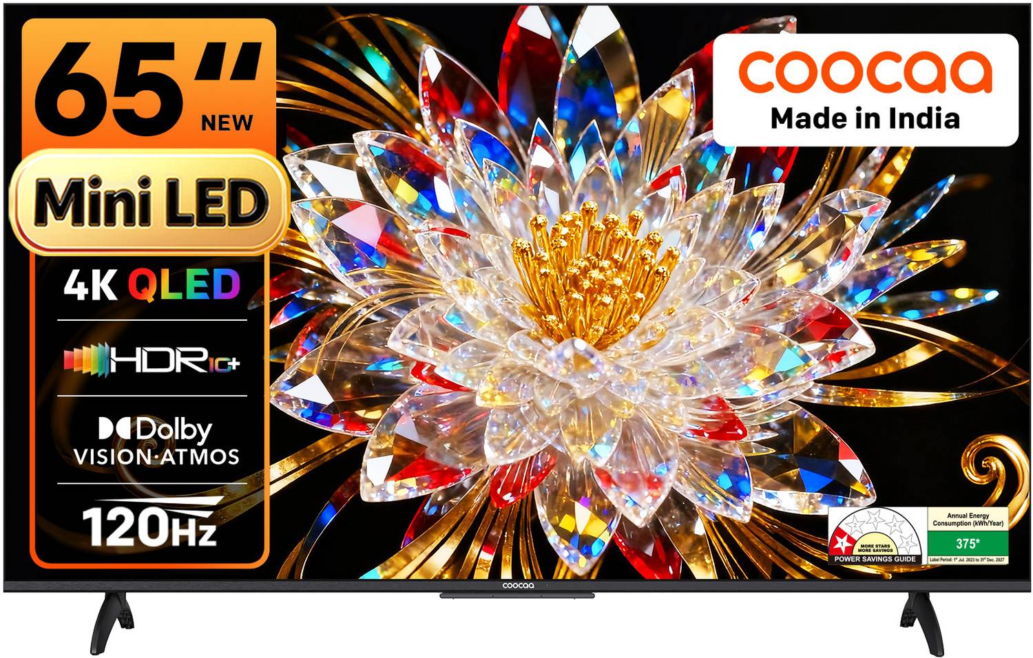 Coocaa 164 cm (65 inch) Ultra HD (4K) Mini LED Smart Google TV 20