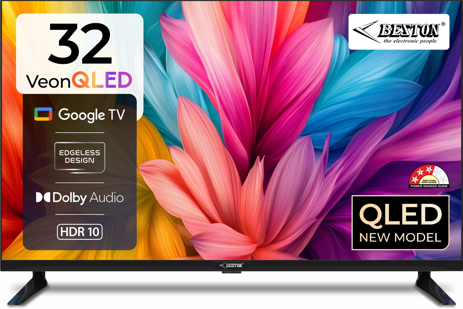 Image of BESTON 80 cm (32 inch) QLED HD Ready Smart Google TV