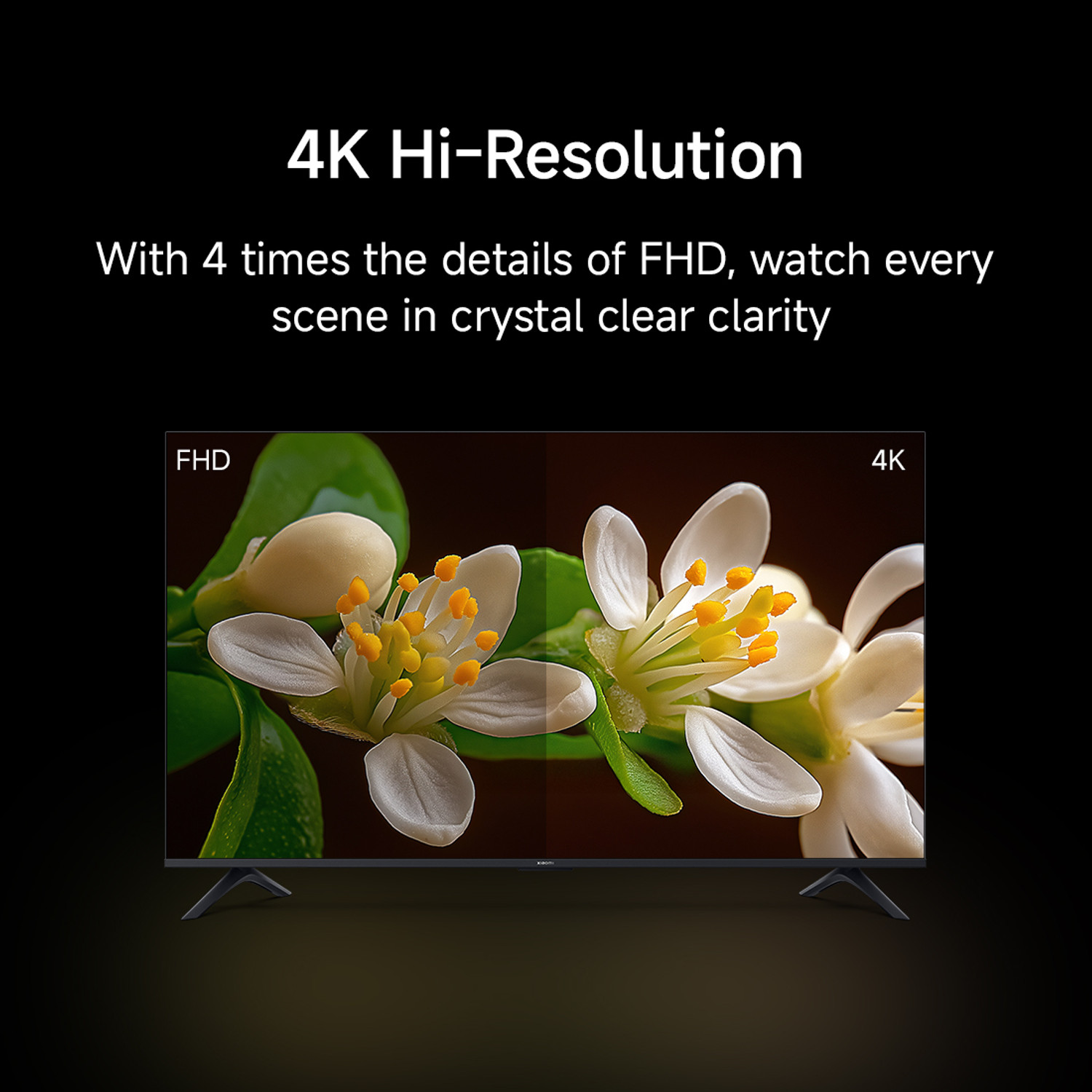Image of XIAOMI 125 cm (50 inch) Ultra HD (4K) LED Smart Google TV with Dolby Vision | HDR 10 | 30W Dolby Audio | Xiaomi Sound | Film-maker Mode | 120 Hz Game Booster | Mi TV