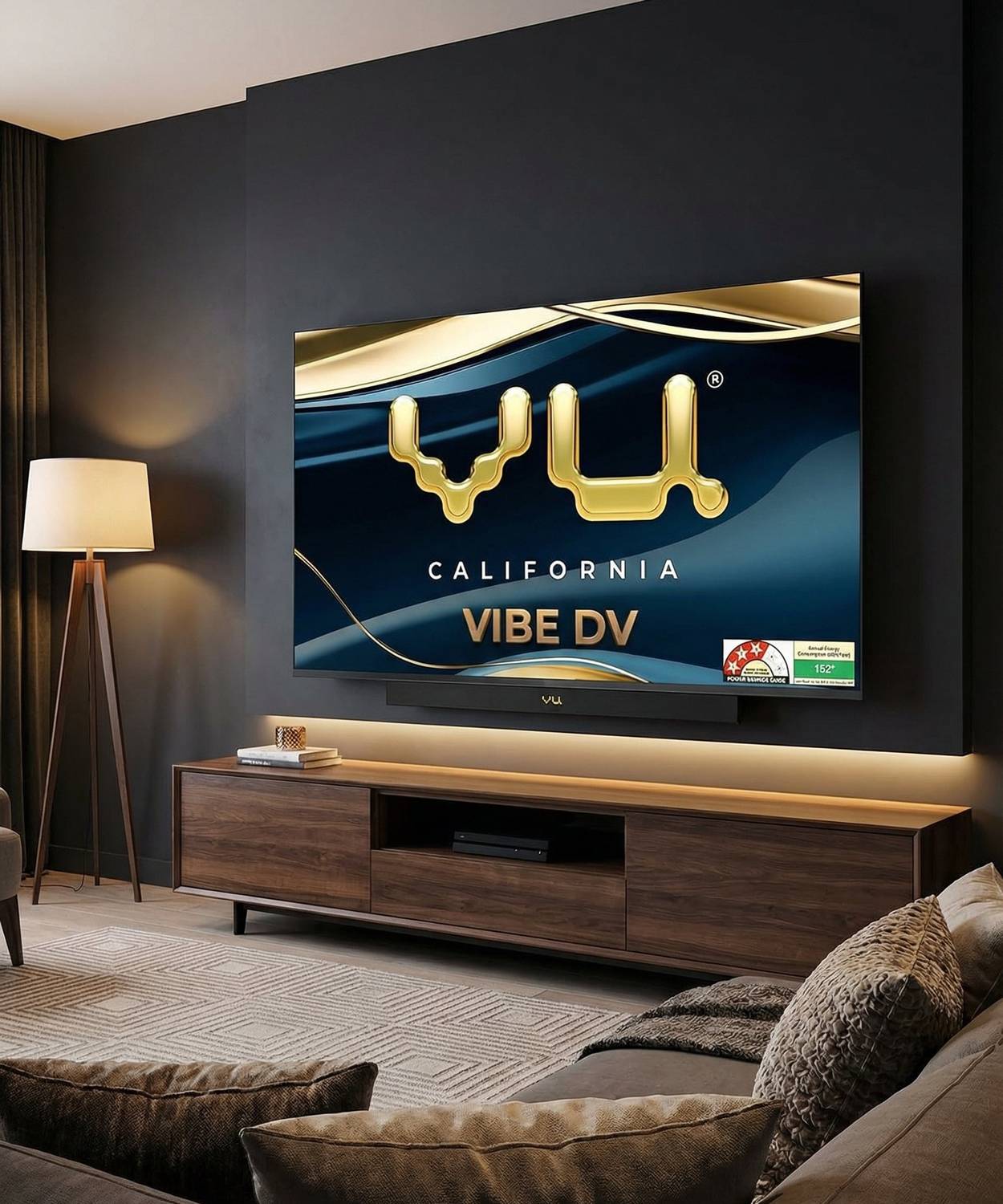 Vu 2025 Vibe DV 126 cm (50 inch) QLED Ultra HD (4K) Smart Google