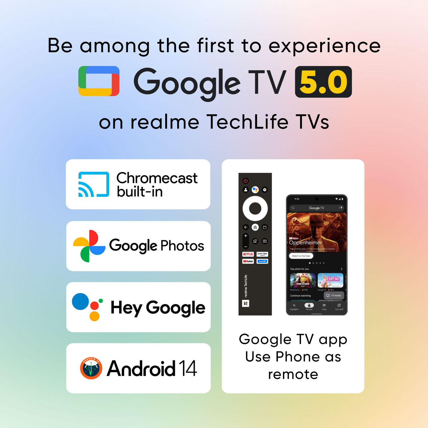 Image of realme TechLife 108 cm (43 inch) Ultra HD (4K) LED Smart Google TV 2026 Edition