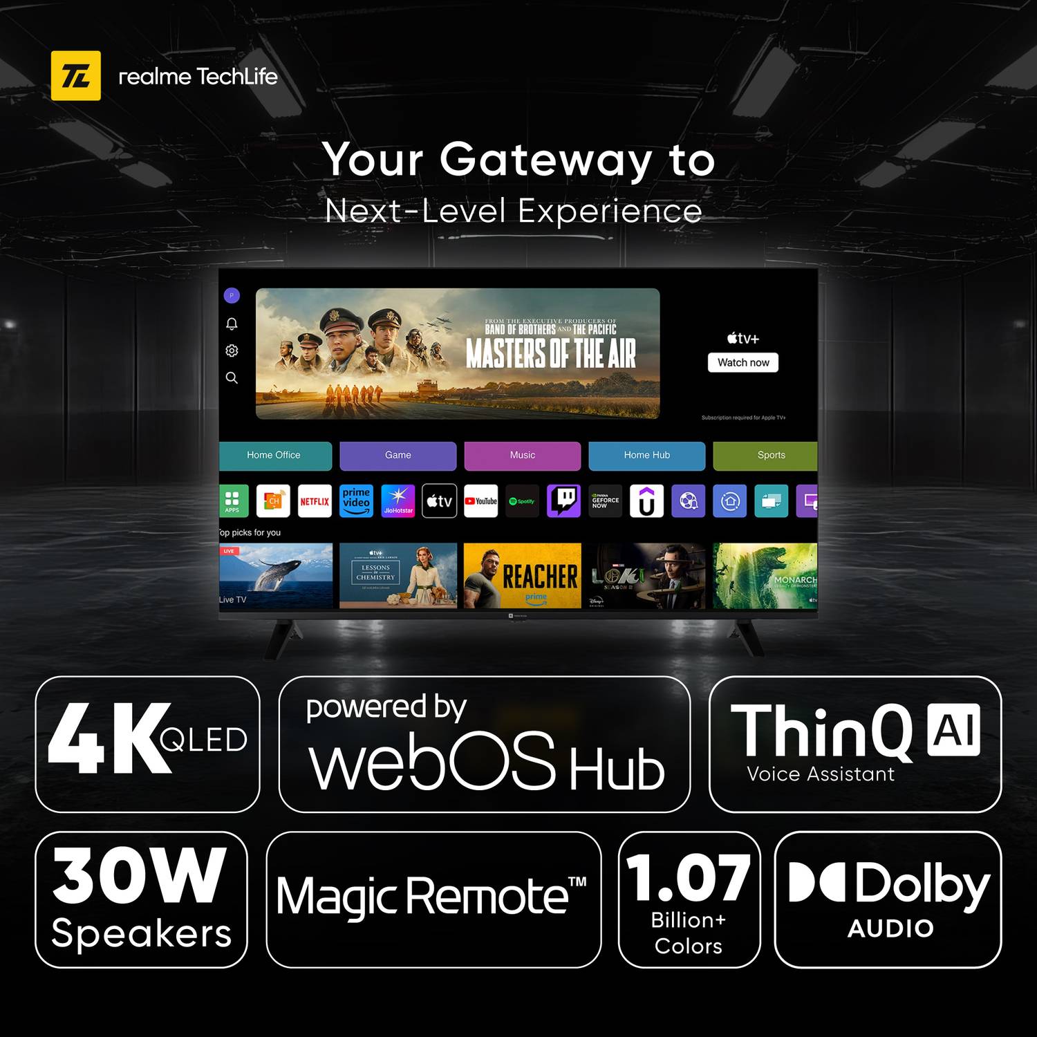 realme TechLife 55 inch QLED 4K Smart TV - Image 5