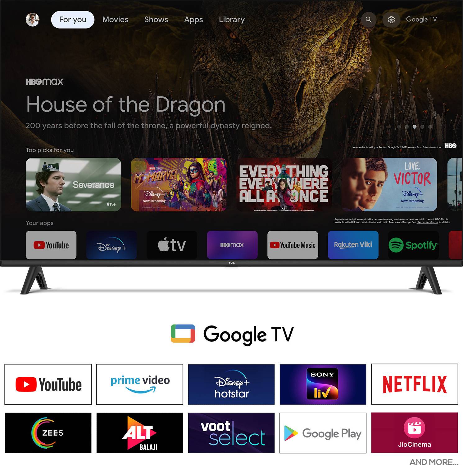 TCL 32S5500 32 inch Full HD Smart Google TV 2024 - Image 3