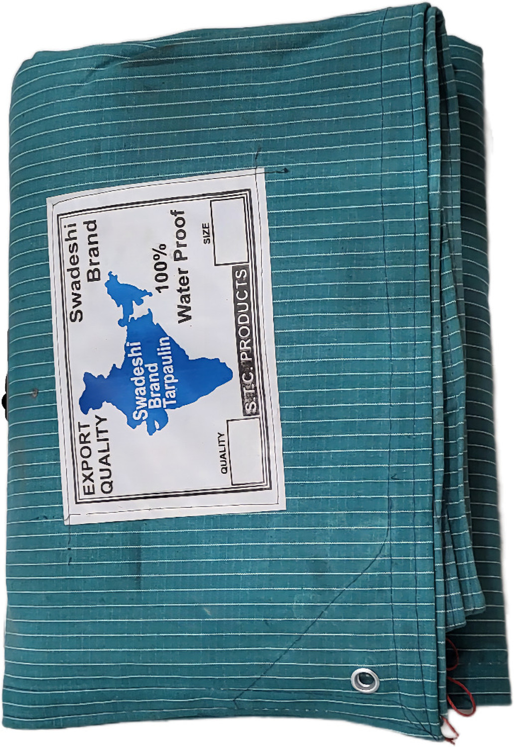 Image of GENZEE RETAILS Wax & Chemical Coated, 100% Waterproof Tarpaulin Tent - For ( 15X12 )