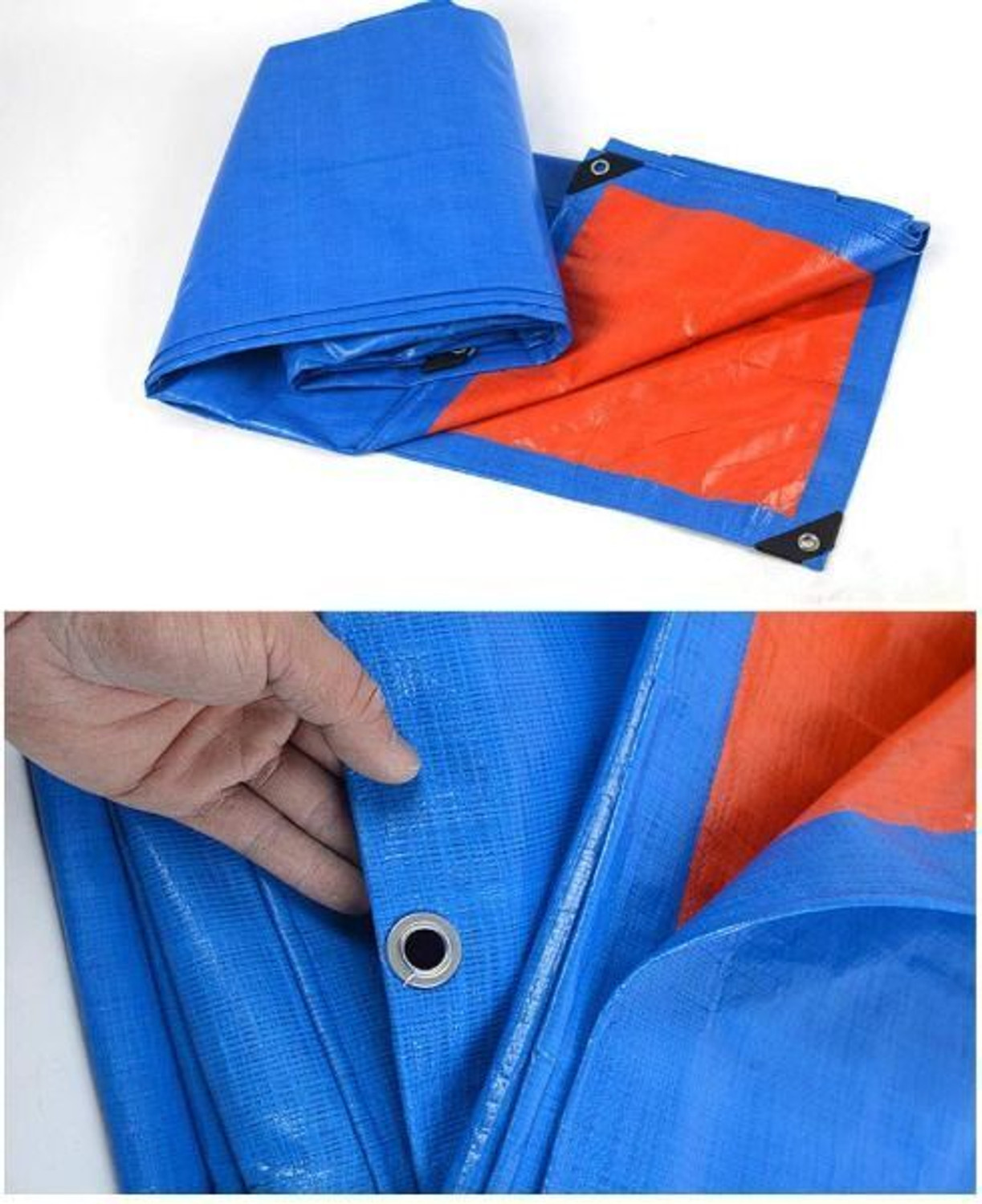 Image of TENTHOUSE NEW TARPAULINE SHEET Tent - For FOR WATERPROOF, CONSTRUCTION USE, 9 FEET X 12 FEET 200GSM TADPARI