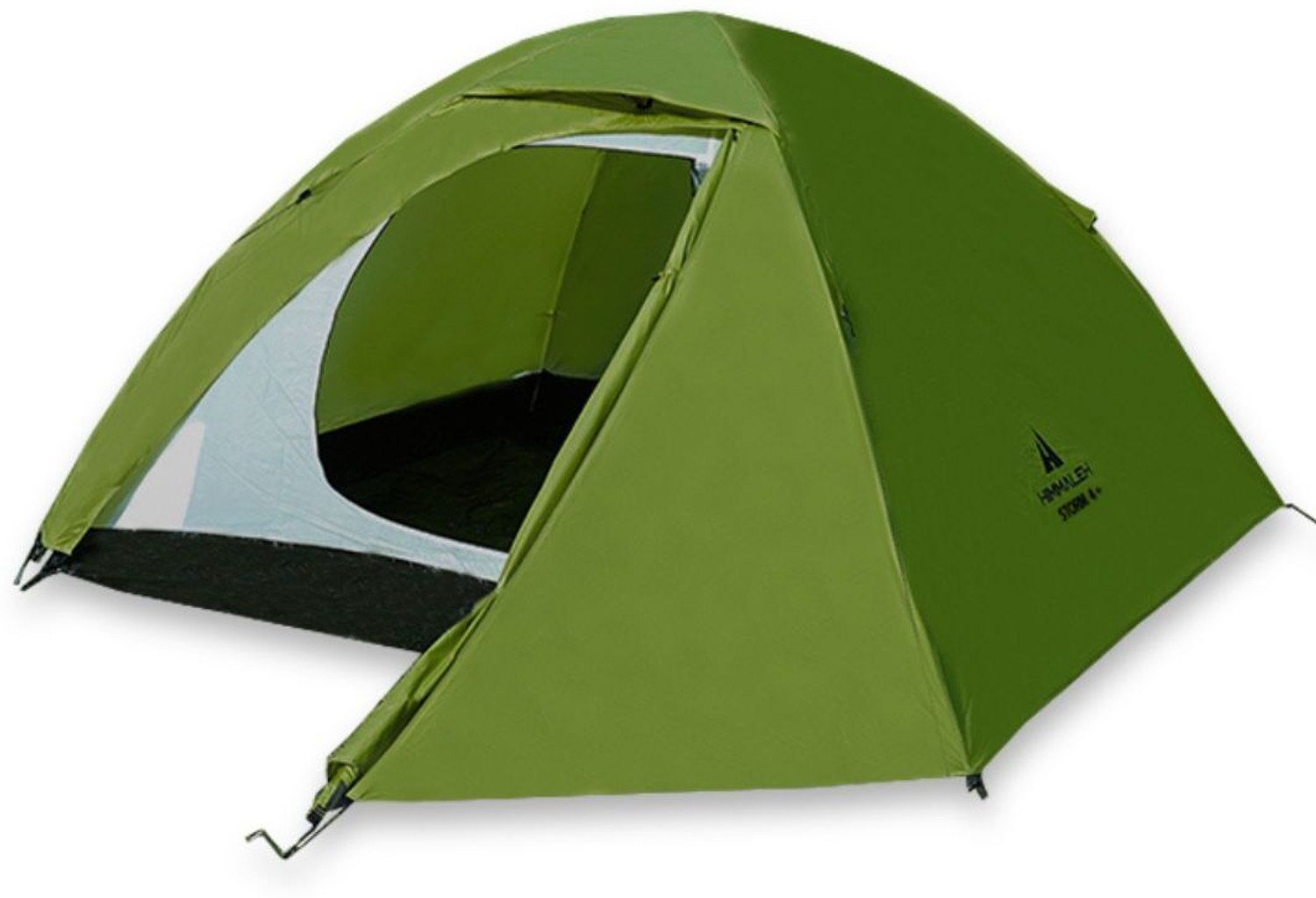 Image of Himmaleh Storm 4+ Waterproof Portable Camping Tent with Spacious Porch 4 Person Tent - For for Outdoors, Picnic, Hiking, Trekking, Backpacking, 3000MM Water Column