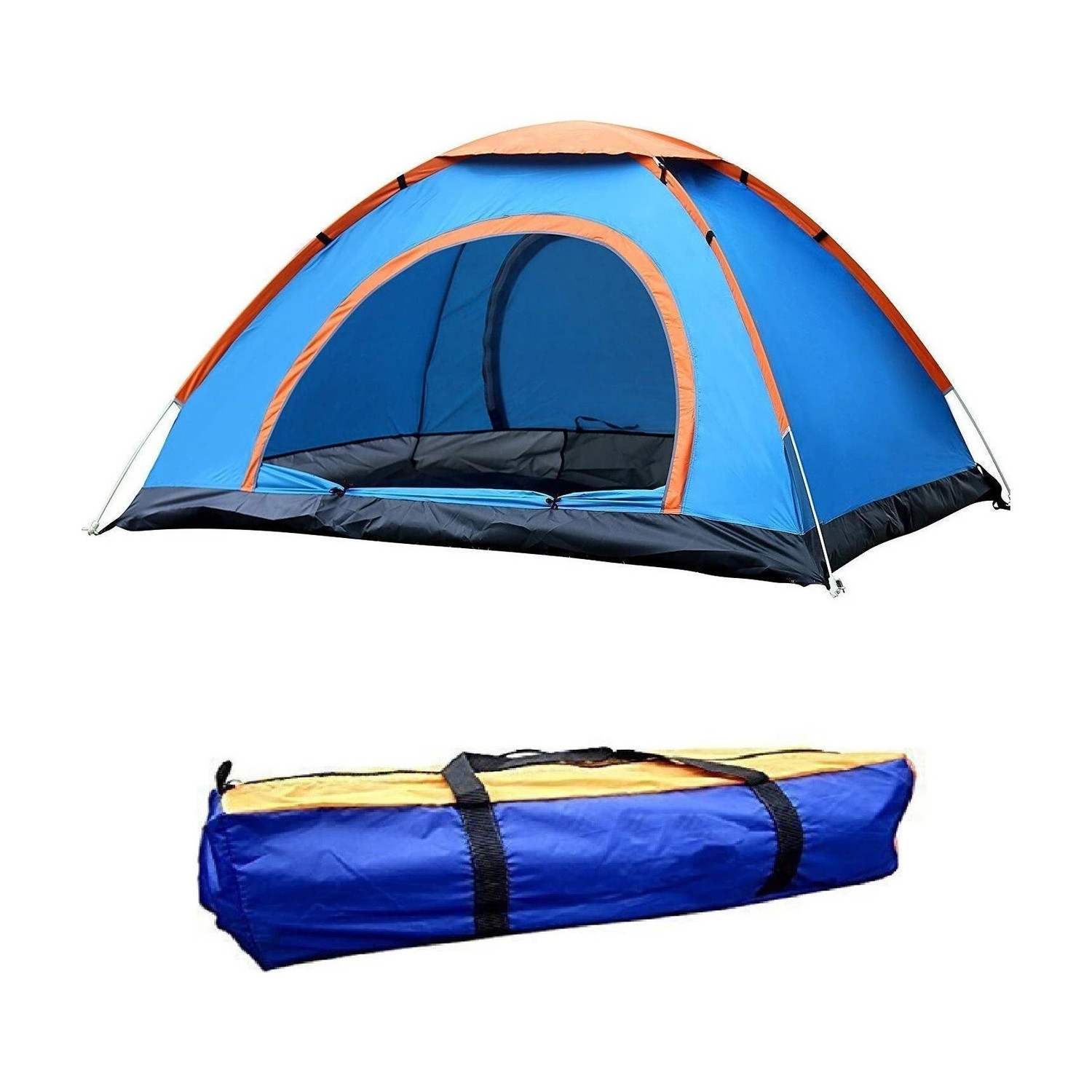 Image of NMS TRADERS Polyester Picnic Hiking Camping Portable Dome Tent with bag for 2 person Tent Tent - For 2 Persons