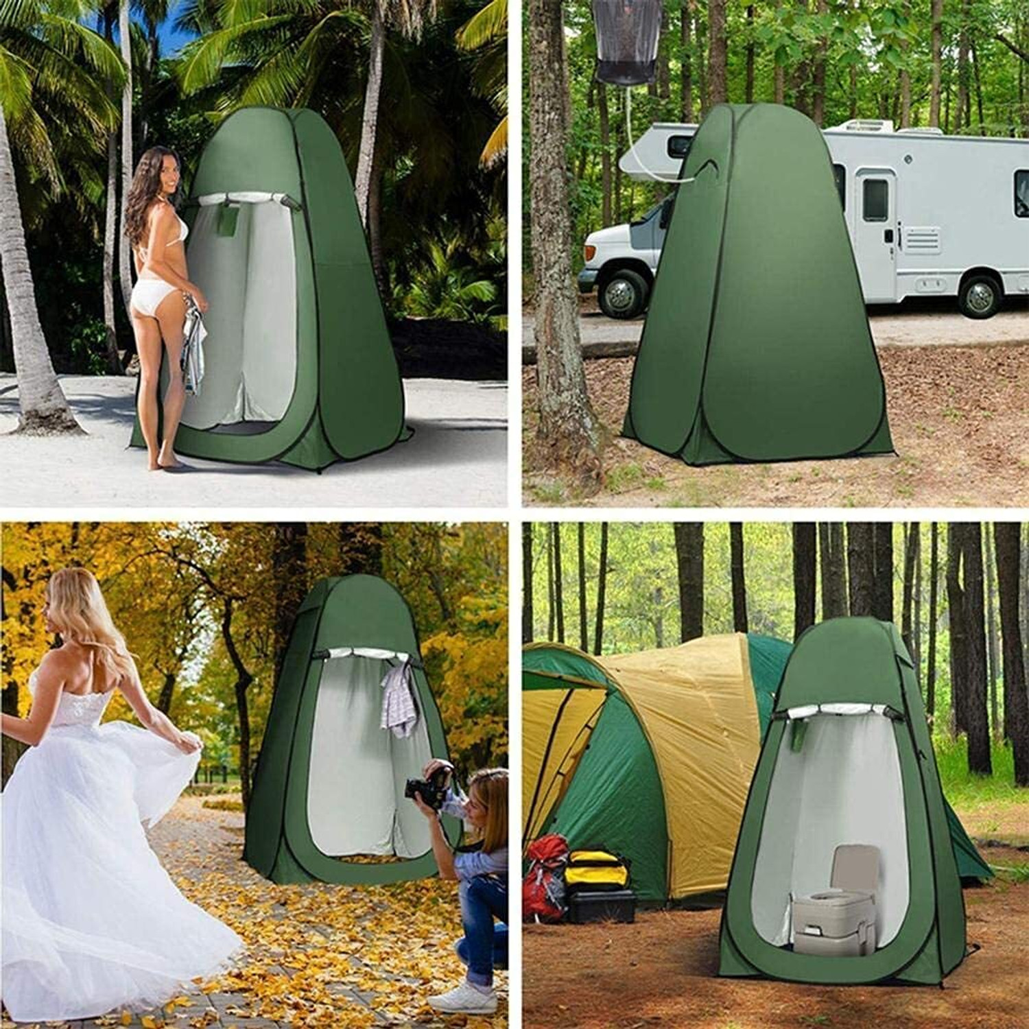 Image of GRILAX Tent for Camping and Hiking Tent - For Toilet Tent- For Camping and Outdoor Tent - For Camping and Outdoor