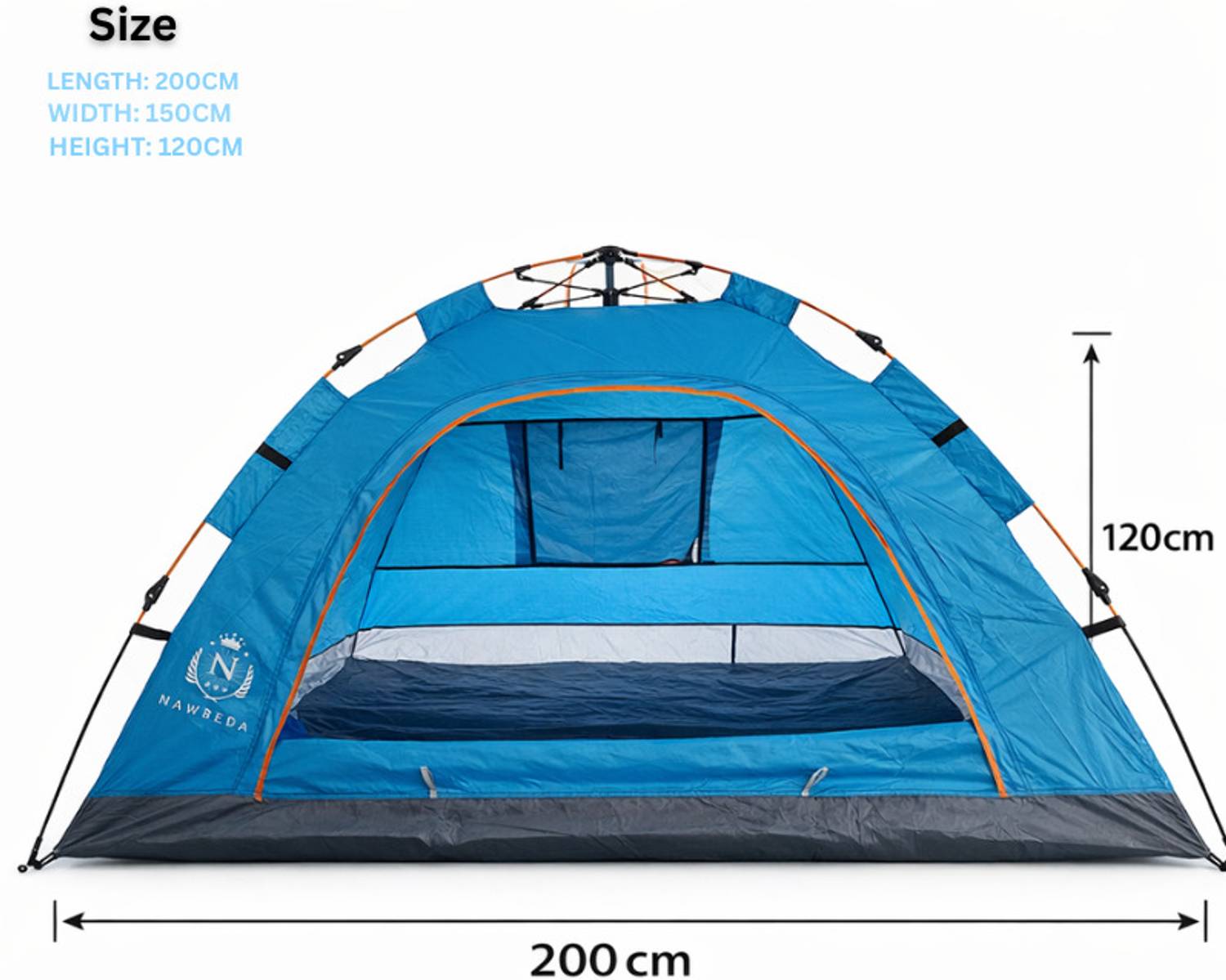 Nawbeda Automatic Camping Tent 1-2 Person Captain Tent Waterproof