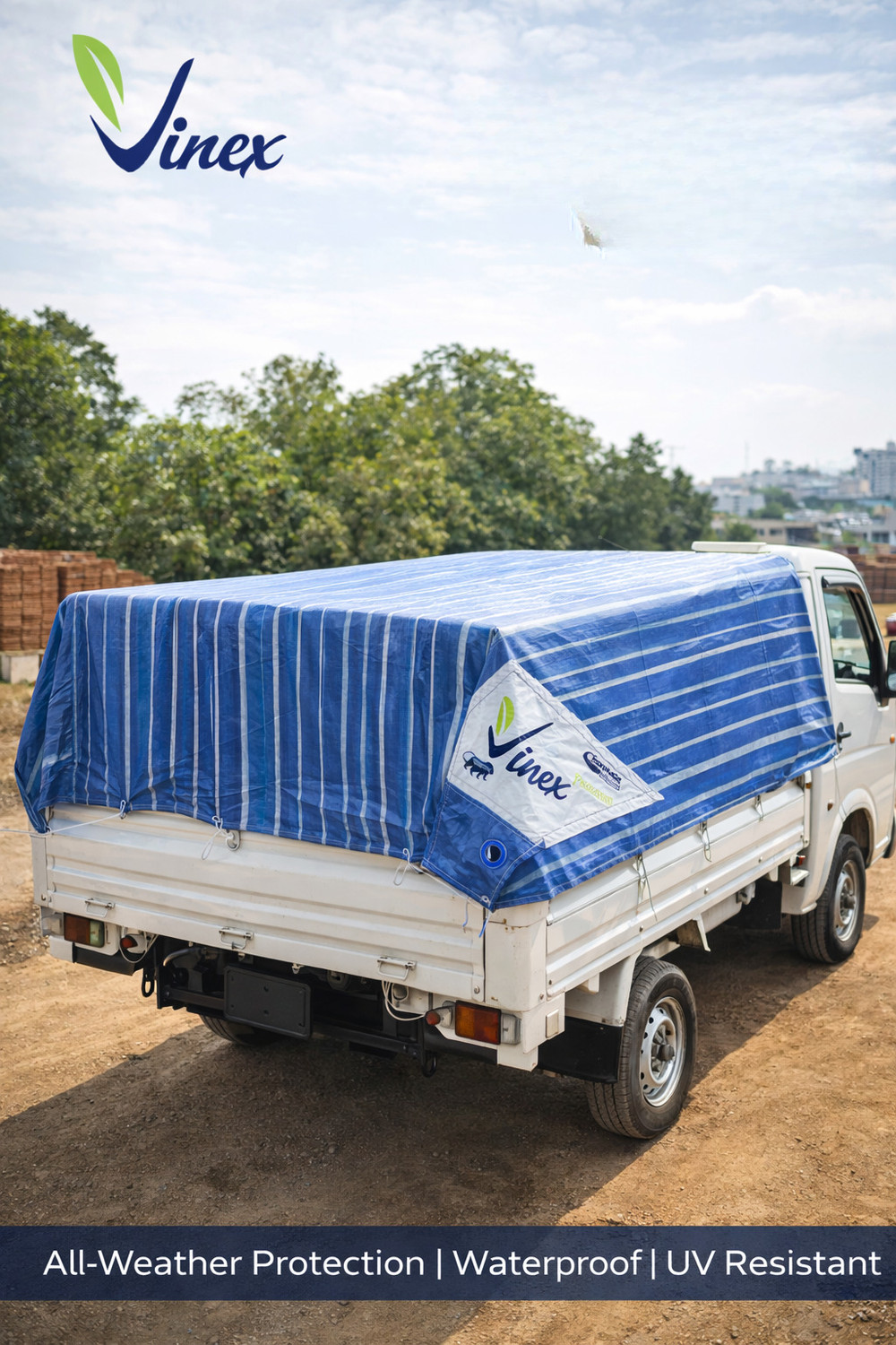 Image of Vinex 24ft X 18ft, 135 Microns | WaterProof Tadpati | Tarpaulin sheet Tent - For Camping