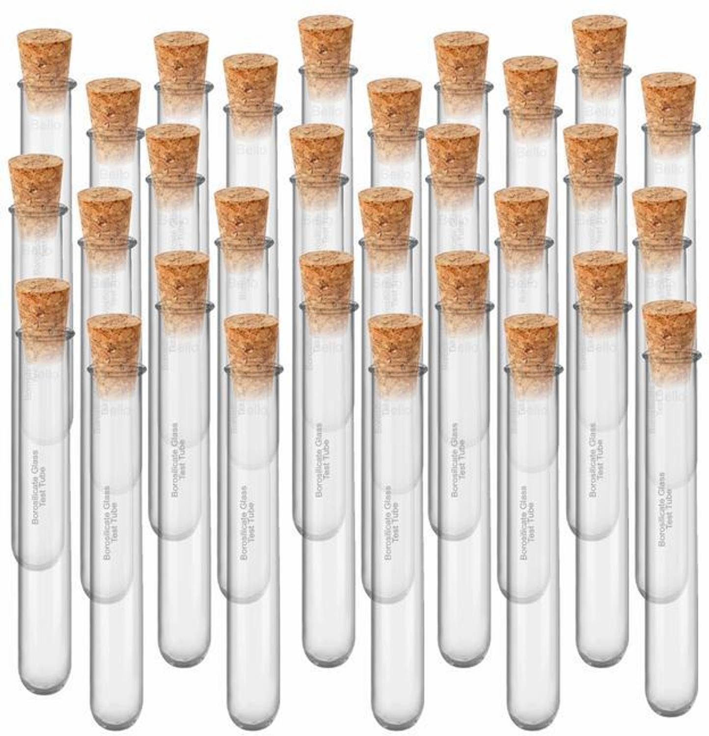Bello 15 ml Rimmed Borosilicate Glass Test Tube