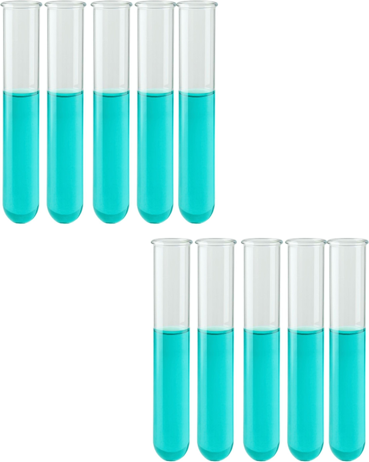 Image of LABXPORT 10 ml Rimmed Borosilicate Glass Test Tube