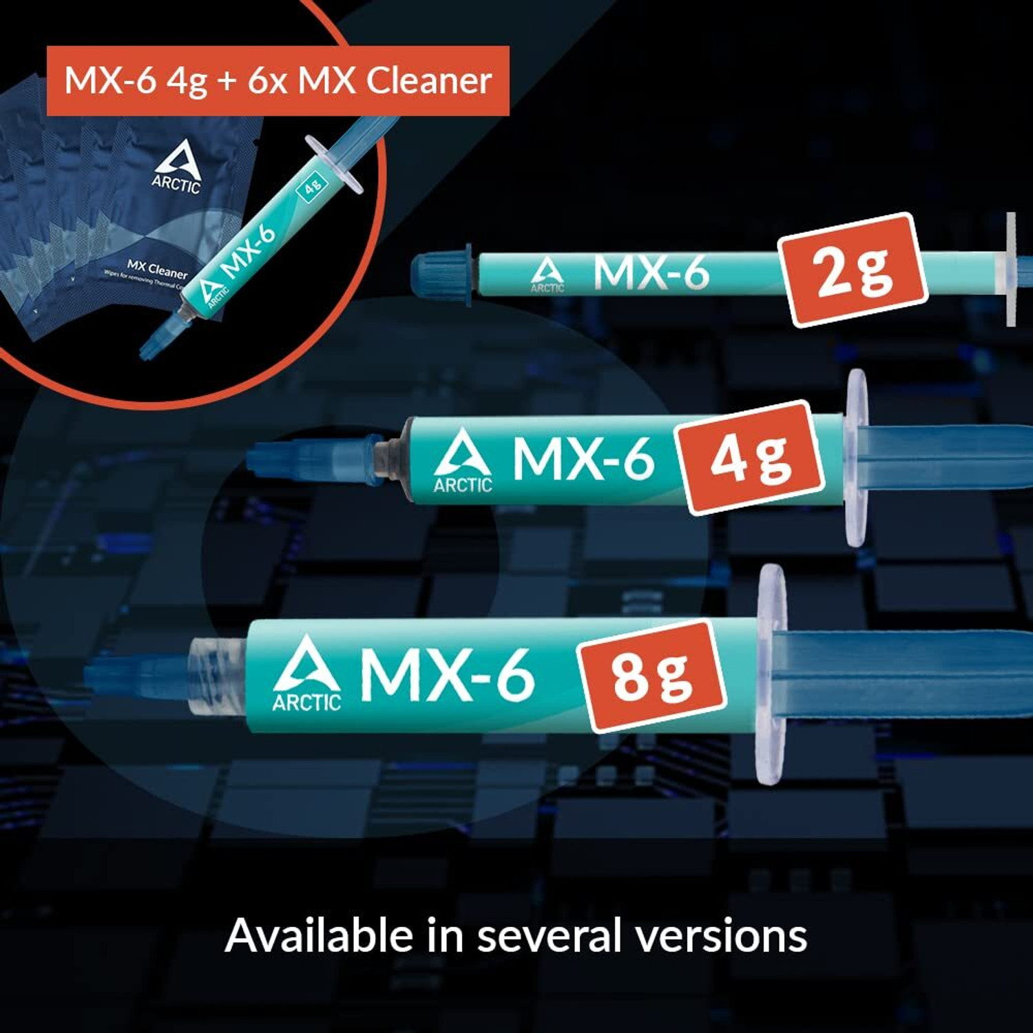 Image of Arctic MX-6 (2G) Carbon Based Thermal Paste