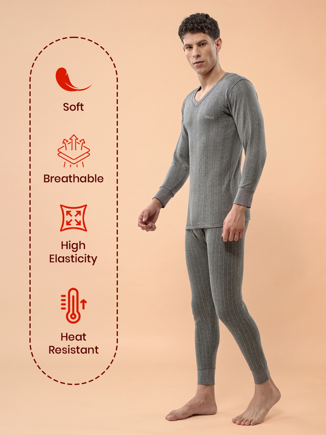 Image of LUX INFERNO INFERNO CH FS VN Men Top Thermal